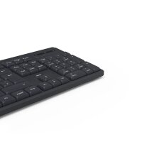 hama WK-200 Tastatur kabellos schwarz