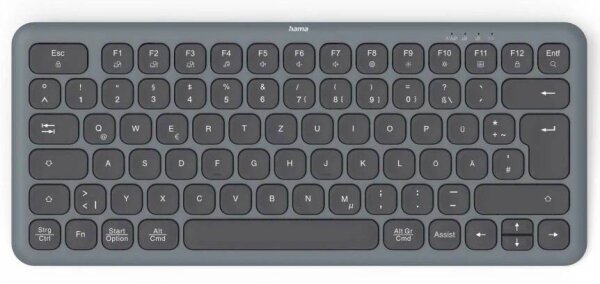 hama WK-500 Tastatur kabellos schwarz