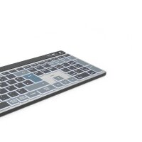 hama WK-750 Tastatur kabellos grau