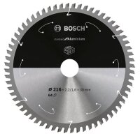 BOSCH Standard for Aluminium Kreissägeblatt 216,0...