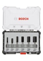 BOSCH Standard for Wood Nutfräser-Set 6-teilig