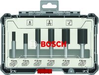 BOSCH Standard for Wood Nutfräser-Set 6-teilig