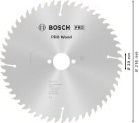 BOSCH Optiline Wood Kreissägeblatt 216,0 mm, 54 Zähne, 1 St.