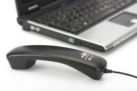 DIGITUS DA-70772 USB-Telefonhörer schwarz