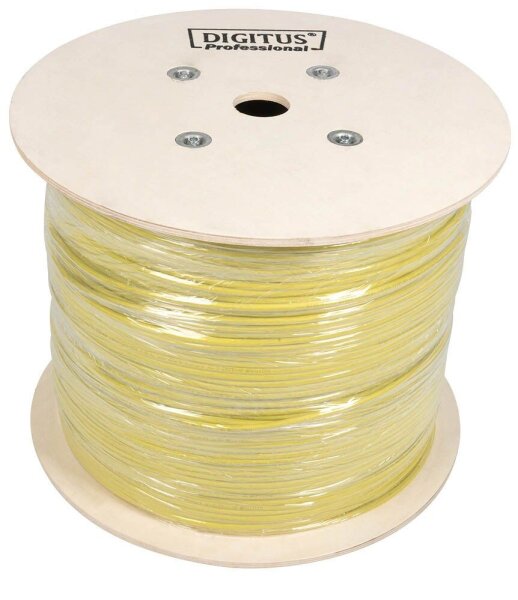 DIGITUS Ethernet Netzwerkkabel DK-1743-A-VH-10 1000,0 m gelb 1.500 MHz, 1 St.