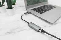 DIGITUS DN-3028  USB C/USB 3.0 A, Ethernet Adapter