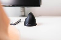 BAKKER ELKHUIZEN Maus ergonomisch kabelgebunden schwarz, silber