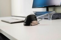 BAKKER ELKHUIZEN Evoluent Standard Vertical Maus ergonomisch kabelgebunden grau, schwarz, silber