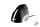 BAKKER ELKHUIZEN Evoluent Standard Vertical Maus ergonomisch kabelgebunden grau, schwarz, silber