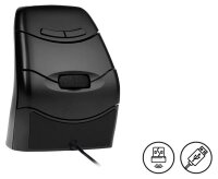 BAKKER ELKHUIZEN DXT 3 Precision Mouse Maus ergonomisch kabelgebunden schwarz