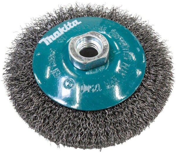 makita Drahtbürste für Winkelschleifer Kegelbürste D-39849, 1 St.