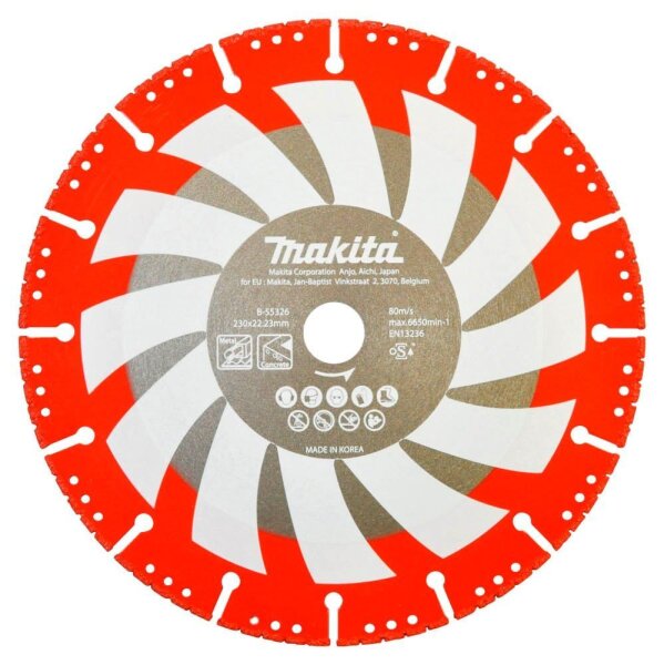 makita Diamant-Trennscheiben Rettung B-55326, 1 St.