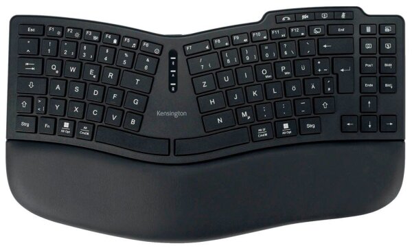 Kensington Pro Fit Ergo KB675 EQ ergonomische Tastatur kabellos schwarz