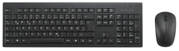 Kensington KM150 EQ Tastatur-Maus-Set kabellos schwarz