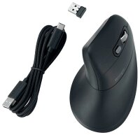 Kensington Pro Fit Ergo MY630 EQ Maus ergonomisch kabellos schwarz