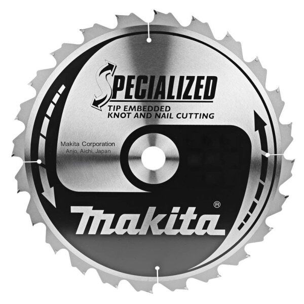 makita B-42363 SPECIALIZED Kreissägeblatt 190,0 mm, 24 Zähne, 1 St.