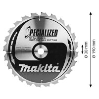 makita B-42363 SPECIALIZED Kreissägeblatt 190,0 mm,...
