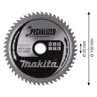 makita B-47064 SPECIALIZED Kreissägeblatt 150,0 mm,...
