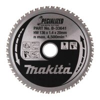 makita B-33641 SPECIALIZED Kreissägeblatt 136,0 mm,...