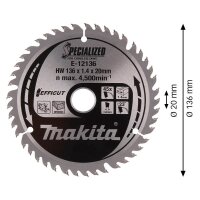 makita E-12136 EFFICUT Kreissägeblatt 136,0 mm, 45...