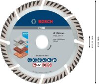 BOSCH Diamant-Trennscheibe PRO Multi Material, 1 St.
