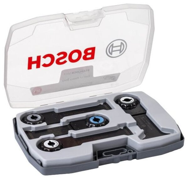 BOSCH Starlock Max Best of Heavy Duty Tauchsägeblätter-Set 4-teilig, 1 Set