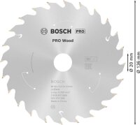 BOSCH PRO Wood Kreissägeblatt 136,0 mm, 24 Zähne, 1 St.