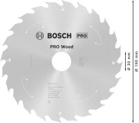 BOSCH PRO Wood Kreissägeblatt 190,0 mm, 24 Zähne, 1 St.