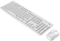 Logitech MK295 Tastatur-Maus-Set kabellos weiß