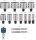 BOSCH Lochsägen-Set PRO Multi Material PC Plus, 14-teilig