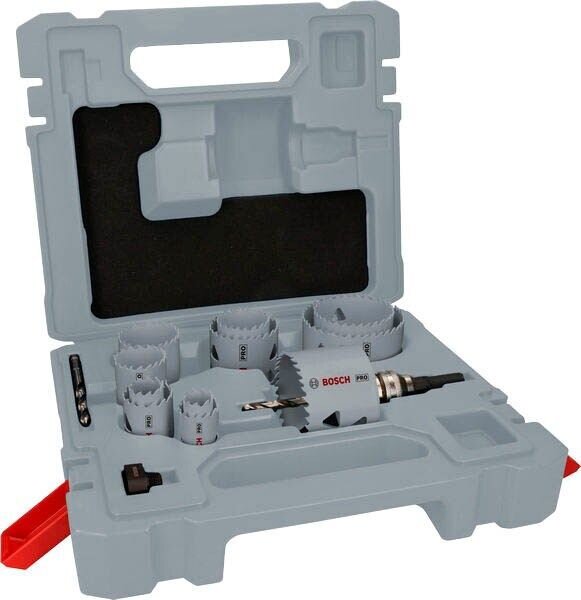 BOSCH Lochsägen-Set PRO Multi Material Q-Lock, 15-teilig