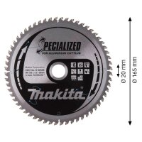 makita B-56568 Kreissägeblatt 165,0 mm, 60 Zähne, 1 St.
