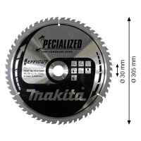 makita B-67309 Kreissägeblatt 305,0 mm, 60 Zähne, 1 St.