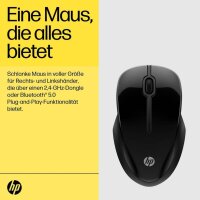 HP 250 Maus kabellos schwarz