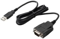HP USB A/Seriell Kabel 1,2 m schwarz, 1 St.