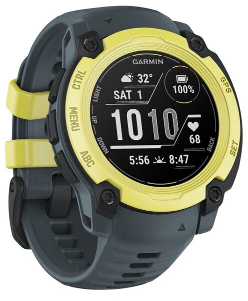 GARMIN Instinct E Twilight 40 mm Smartwatch dunkelgrün, lime