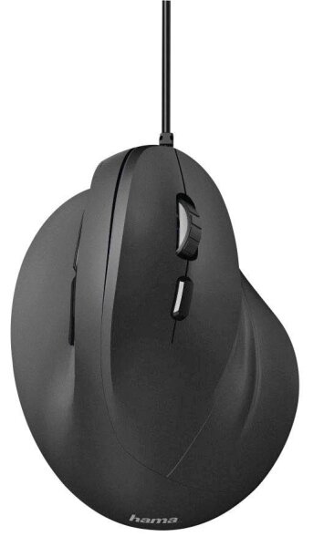 hama EMC-500 Maus ergonomisch kabelgebunden schwarz