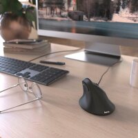hama EMC-500 Maus ergonomisch kabelgebunden schwarz
