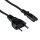 goobay Euro/Geräte C7 Netzkabel Netzkabel mit Eurostecker 1,5 m schwarz, 1 St.