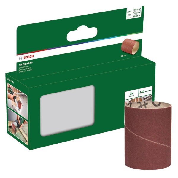 3 BOSCH Home & Garden SH 60 Schleifhülsen 240