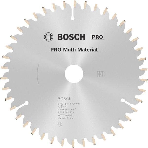 BOSCH PRO Multi Material Kreissägeblatt 160,0 mm, 42 Zähne, 1 St.
