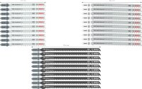 BOSCH PRO Wood and Metal Stichsägeblätter-Set 30 tlg., 1 St.