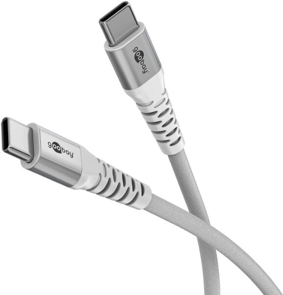 goobay USB 2.0 C-Stecker USB-Kabel 0,5 m weiß, 1 St.