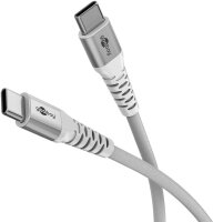 goobay USB 2.0 C-Stecker USB-Kabel 0,5 m weiß, 1 St.