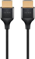 goobay HDMI 2.0 HDMI-Kabel 0,5 m schwarz, 1 St.