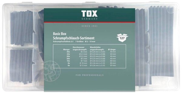 TOX Schrumpfschläuche BASIC 127-teilig