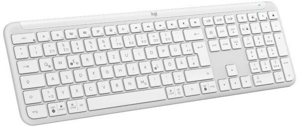 Logitech Signature Slim K950 Tastatur kabellos weiß