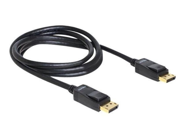 DeLOCK DisplayPort Kabel 2,0 m schwarz, 1 St.