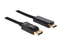 DeLOCK DisplayPort/HDMI Kabel 2,0 m schwarz, 1 St.