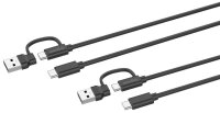 speedlink USB-C/A zu USB-C Kabel Set USB-Kabel Play &...